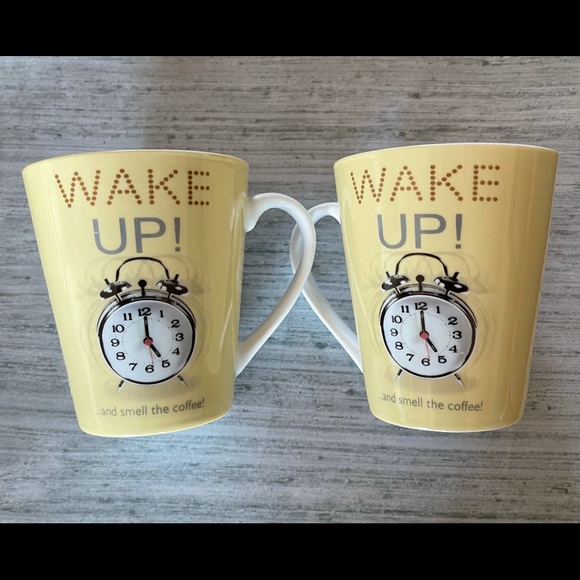 ⭕️Wake- Up and Smell the Coffee - 2 Cups - Picture 3 of 5